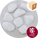 Marble - Bianco Rotondo - 20-40mm Pebbles - 4702
